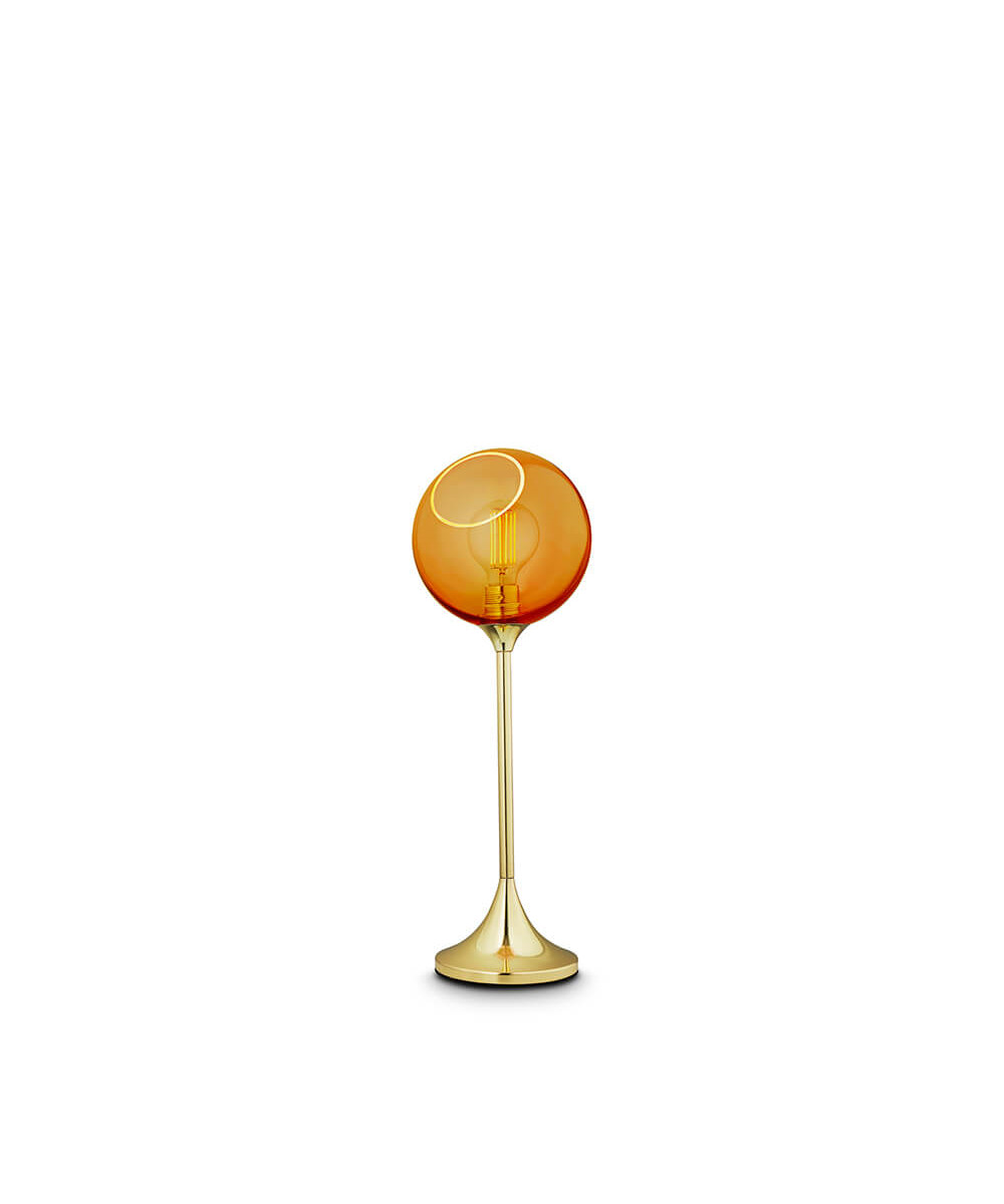 Image of Ballroom Tischleuchte Amber/Gold - Design By Us bei Lampenmeister.ch